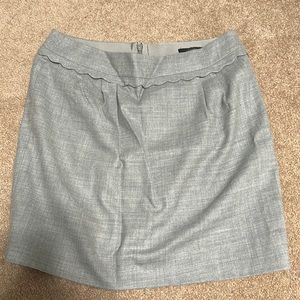 Gray J Crew Pencil Skirt